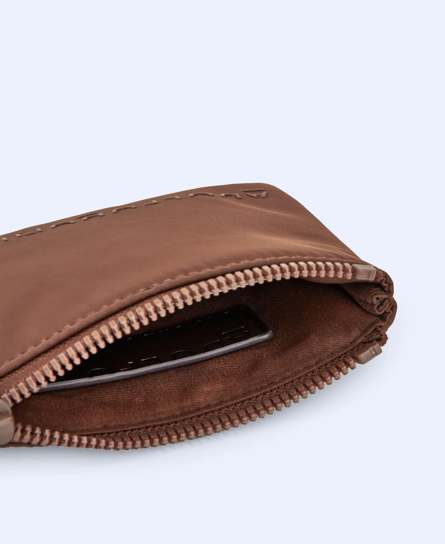 Smooth texture rectangular purse