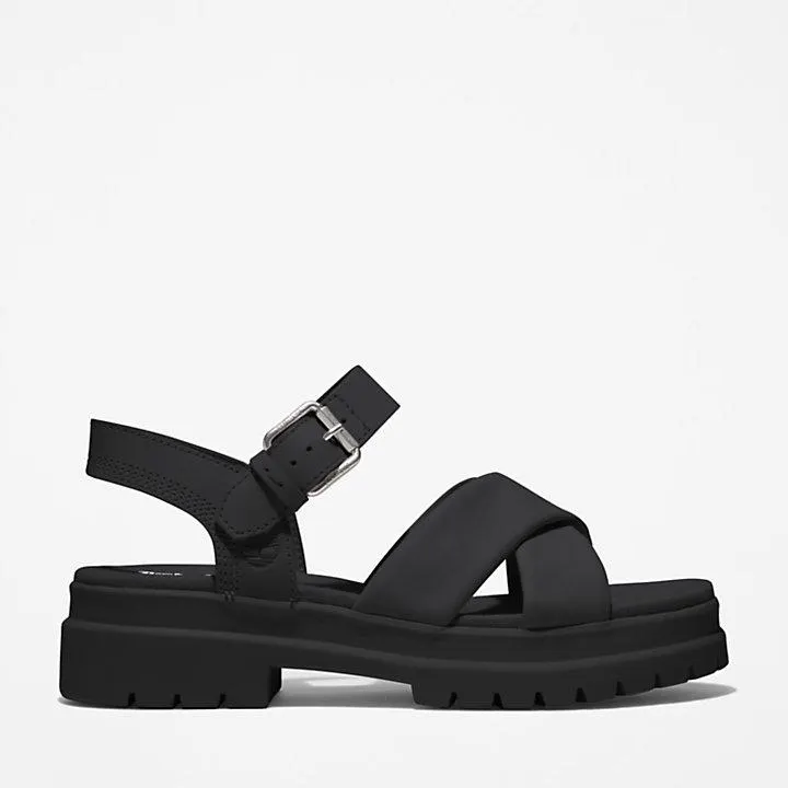 London Vibe Ankle-strap Sandal for Women in Black