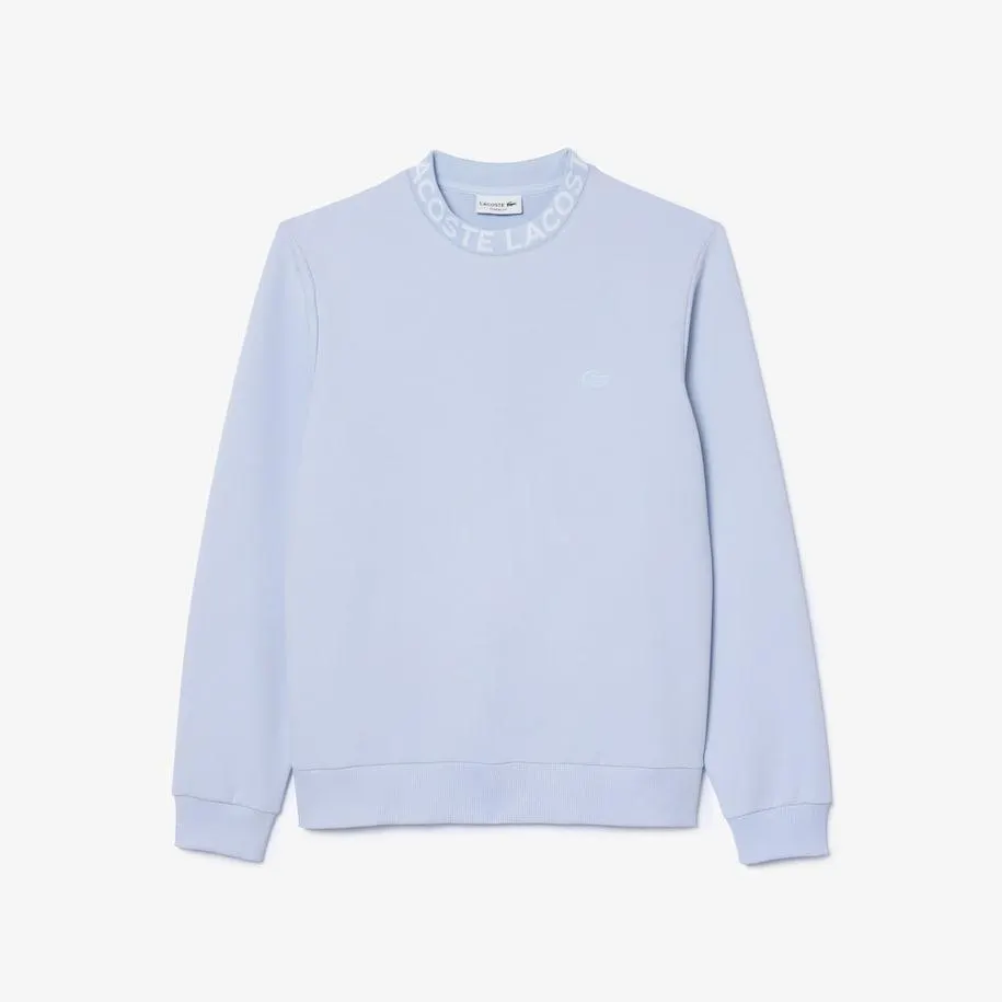 Logo Jacquard Collar Double Face Sweatshirt