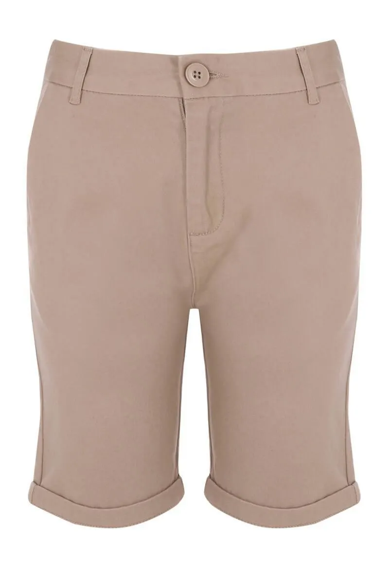 Older Boys Tan Chino Shorts