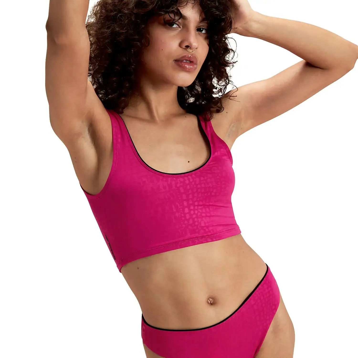 FLU3NTE Bikini Top Pink
