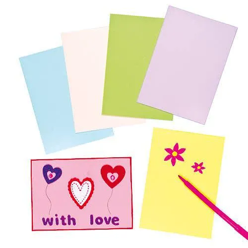 Coloured Greeting Cards