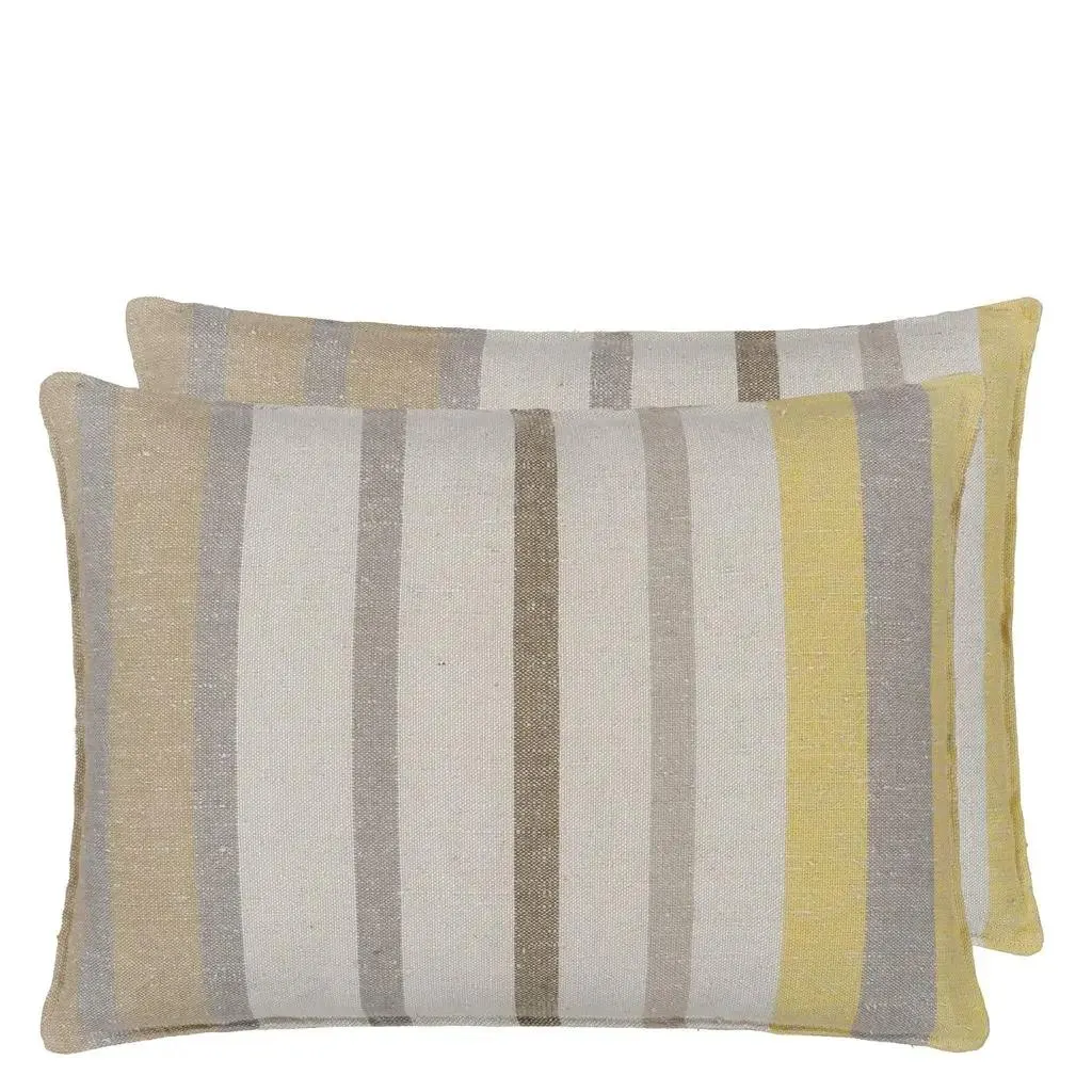 Brera Corso Thyme Linen Cushion
