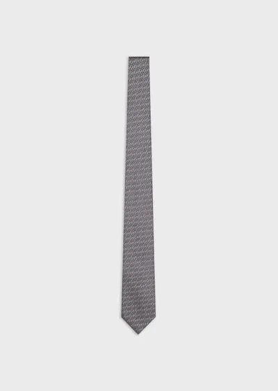 Pure silk jacquard tie