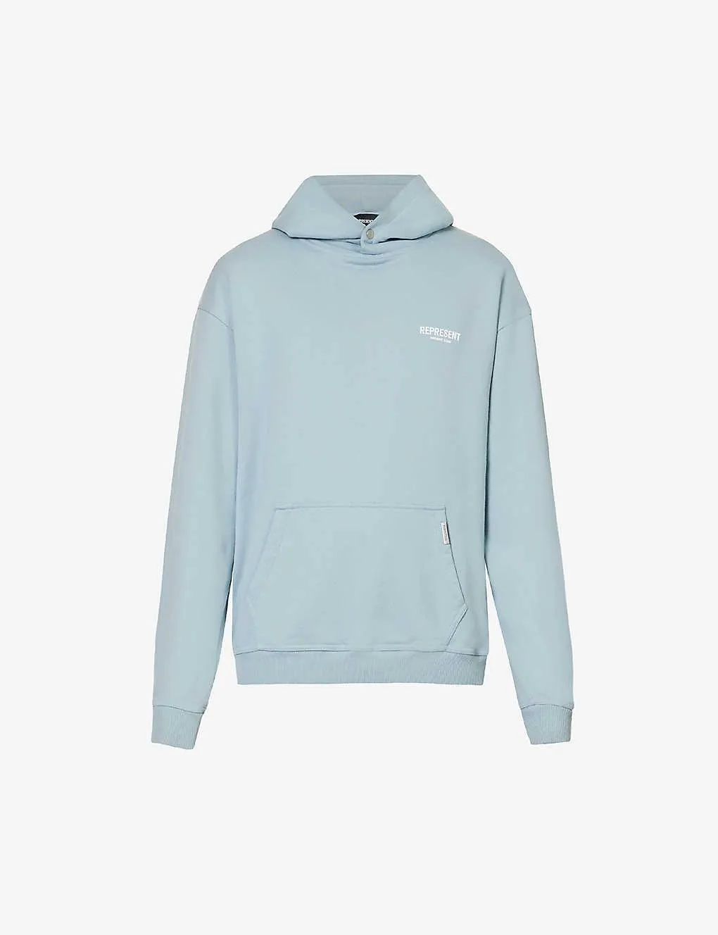 Owners' Club graphic-print relaxed-fit cotton-jersey hoody