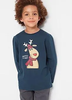 Kids Christmas Reindeer T-Shirt