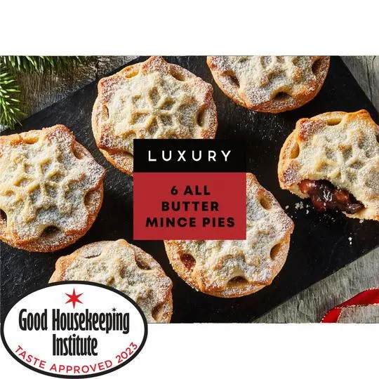 Iceland Luxury 6 All Butter Mince Pies