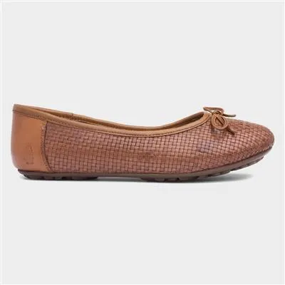 Janelle Womens Tan Ballerina Shoe
