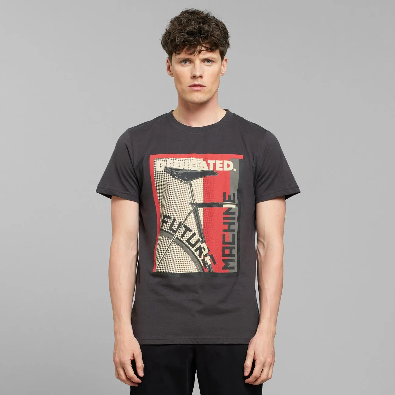 T-shirt Stockholm Constructive Bike Charcoal