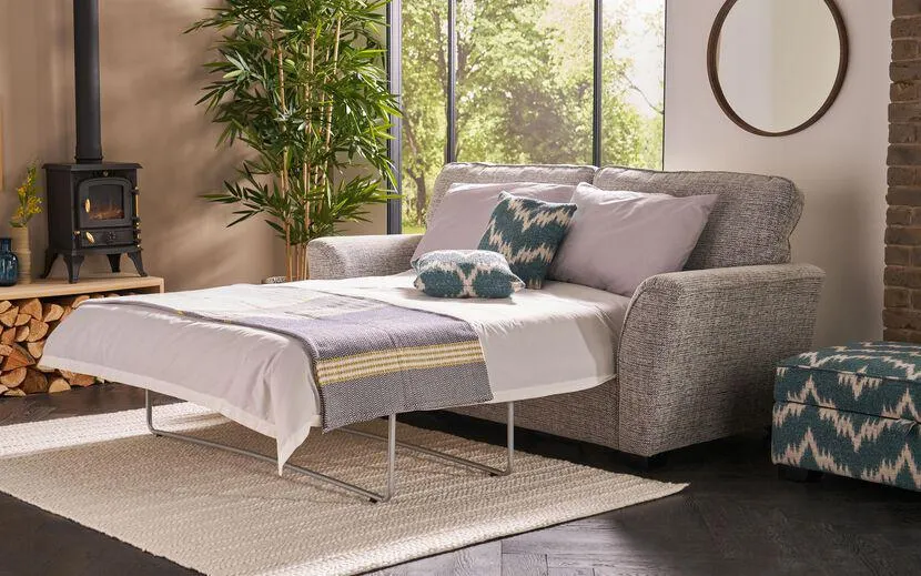 Rockcliffe Fabric 3 Seater Pocket Sprung Sofa Bed Standard Back
