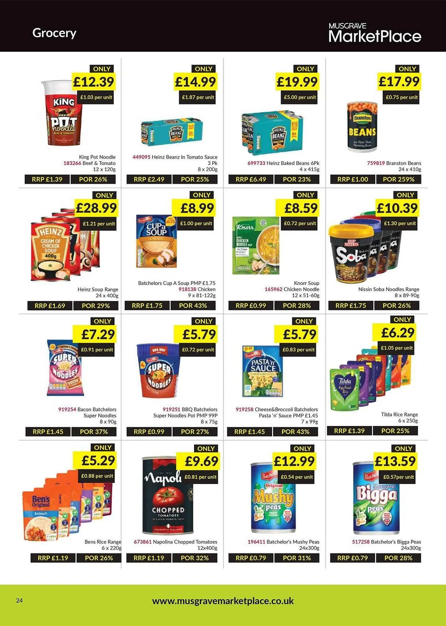 Musgrave MarketPlace leaflet from 25 August to 14 September 2025 - Catalogue Page 24