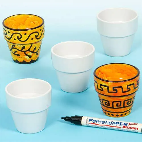 Porcelain Flowerpots