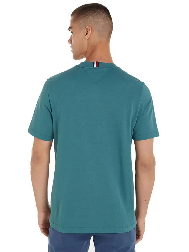 Tommy Hilfiger Curved Monogram Cotton T-shirt