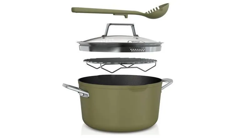 Ninja Zerostick 30cm Non Stick Aluminium Possible Pot -Green