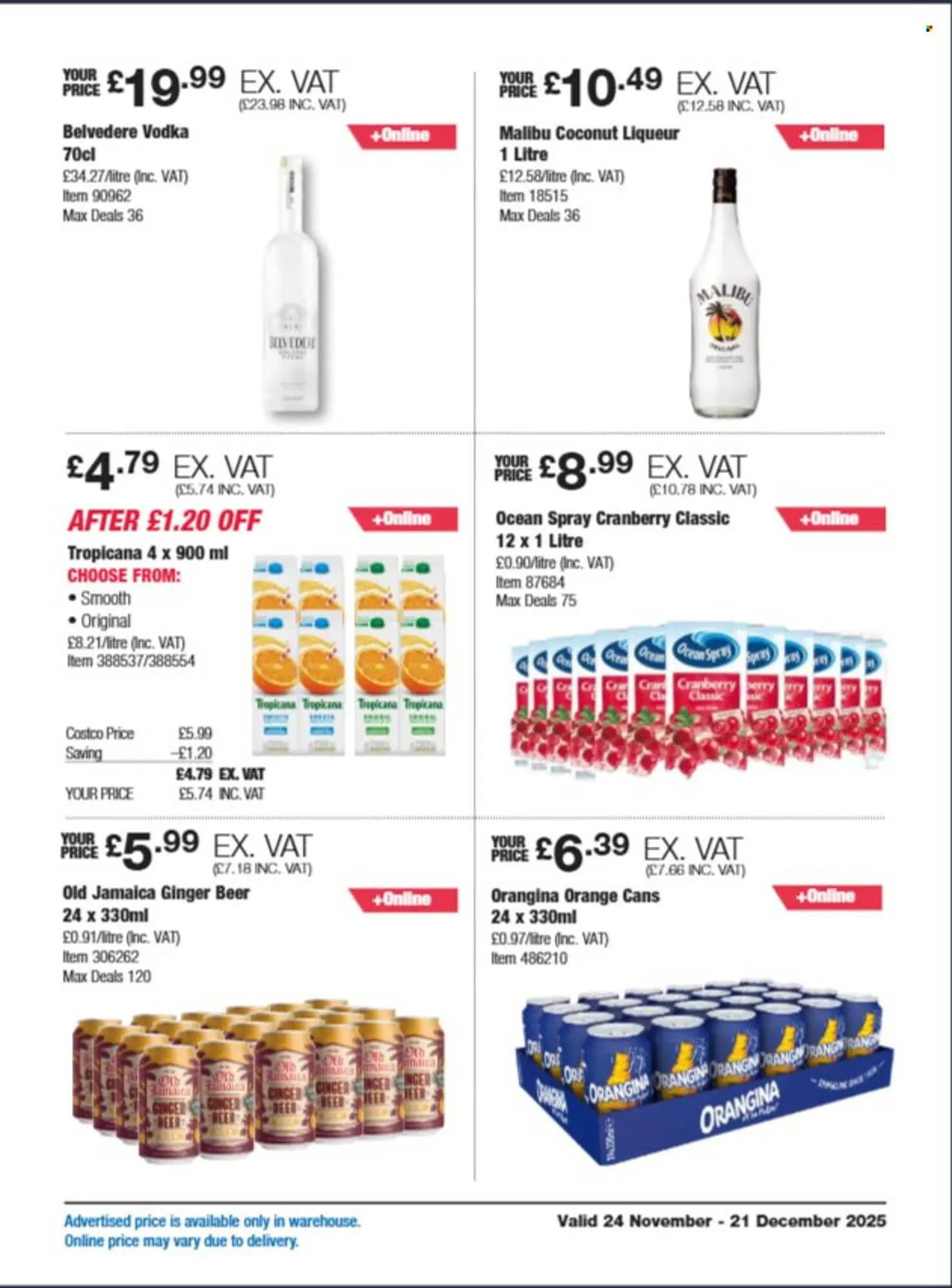 Costco leaflet from 24 November to 21 December 2025 - Catalogue Page 19