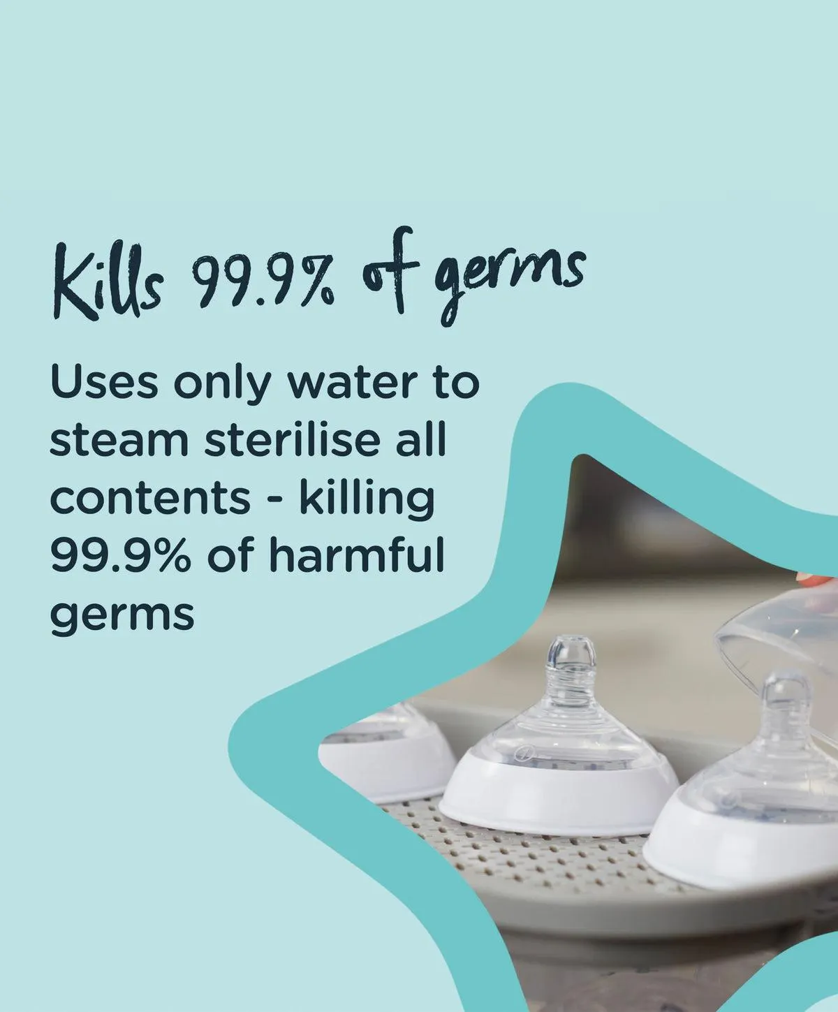 Tommee Tippee Advanced Steam Electric Steriliser in White