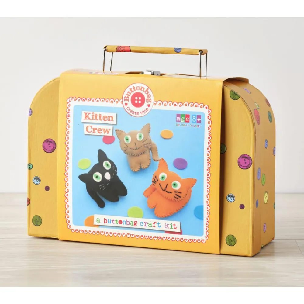ButtonBag Kitten Crew Sewing Kit