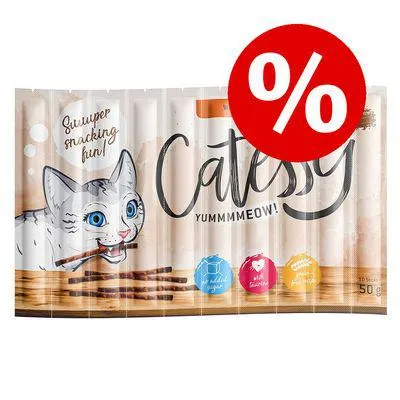 10 x 5g Catessy Sticks Cat Treats - Special Price!*