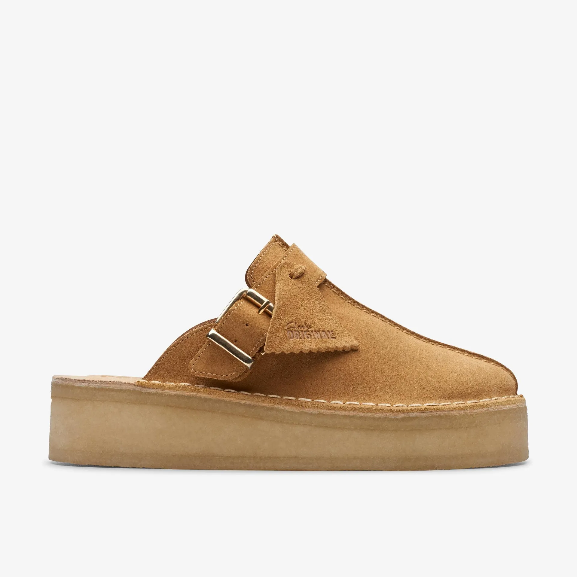 Trek Wedge Mule Mid Tan Suede
