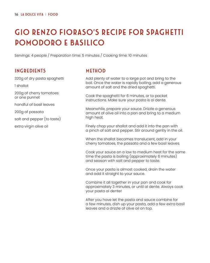 La Dolce Vita Guide from 21 May to 31 December 2024 - Catalogue Page 16