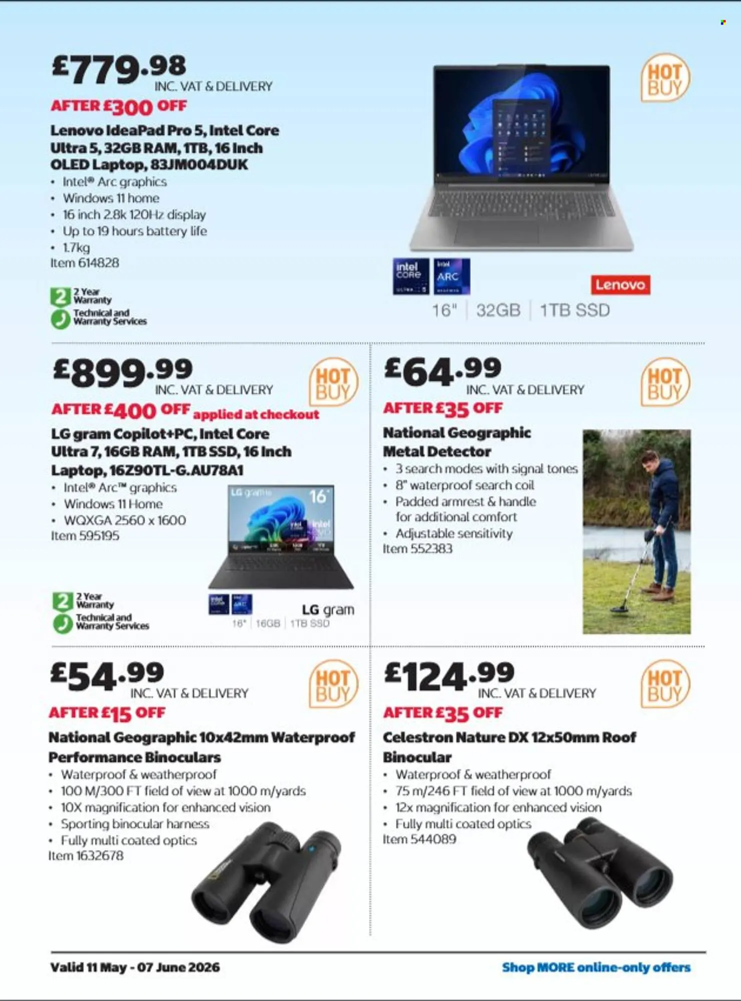 Costco leaflet from 11 May to 7 June 2026 - Catalogue Page 34