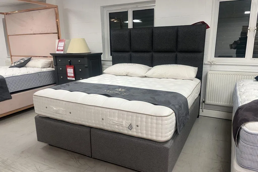 Vispring Opulence Mattress - Statesman Divan & Atlas H/B - Super king - Ex Display.