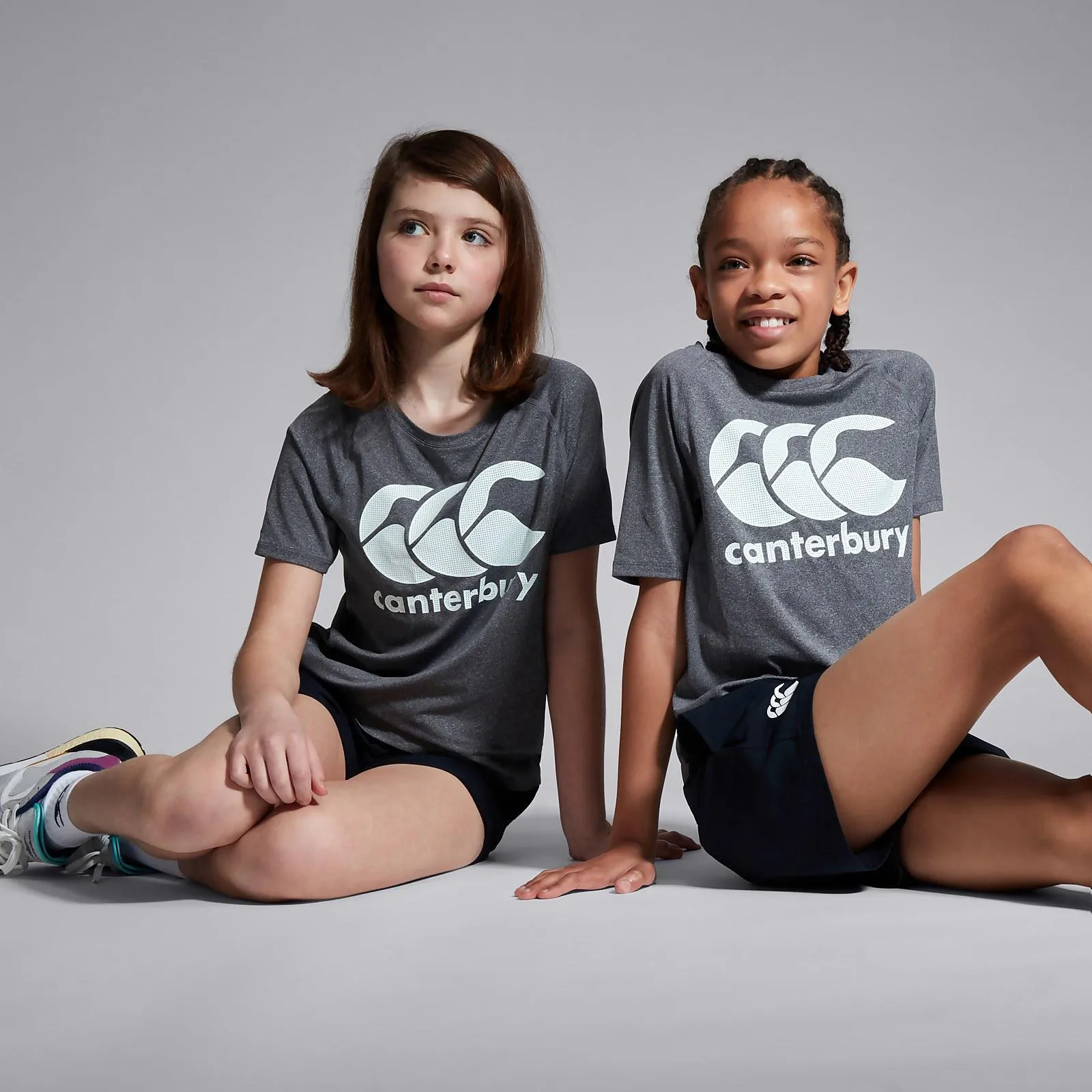 JUNIOR UNISEX SUPERLIGHT SHORT SLEEVE TEE GREY