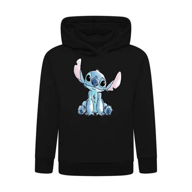 Stitch Sketch Customisable Hooded Sweatshirt For Kids