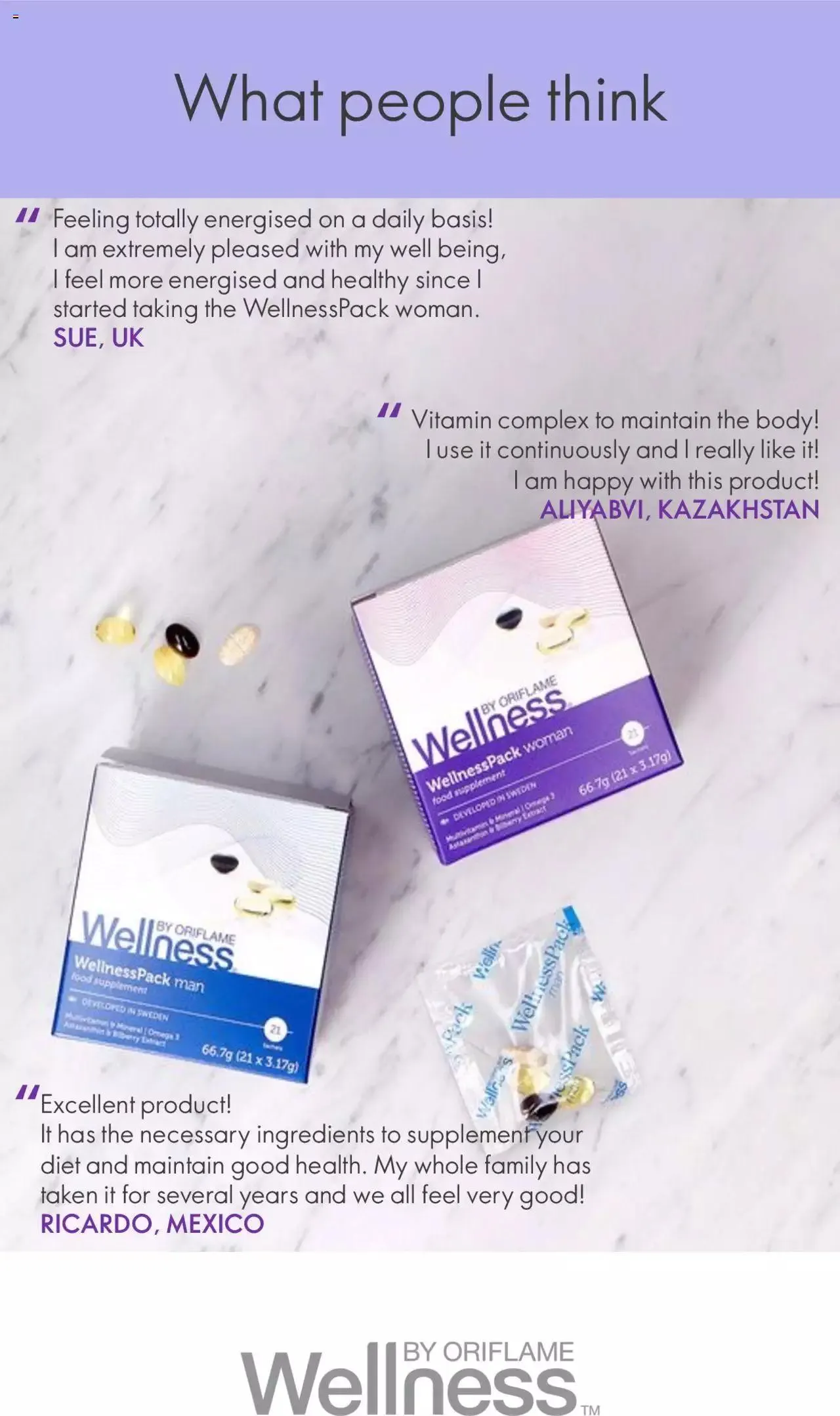 Oriflame - Learn all about WellnessPack from 1 January to 31 December 2023 - Catalogue Page 16