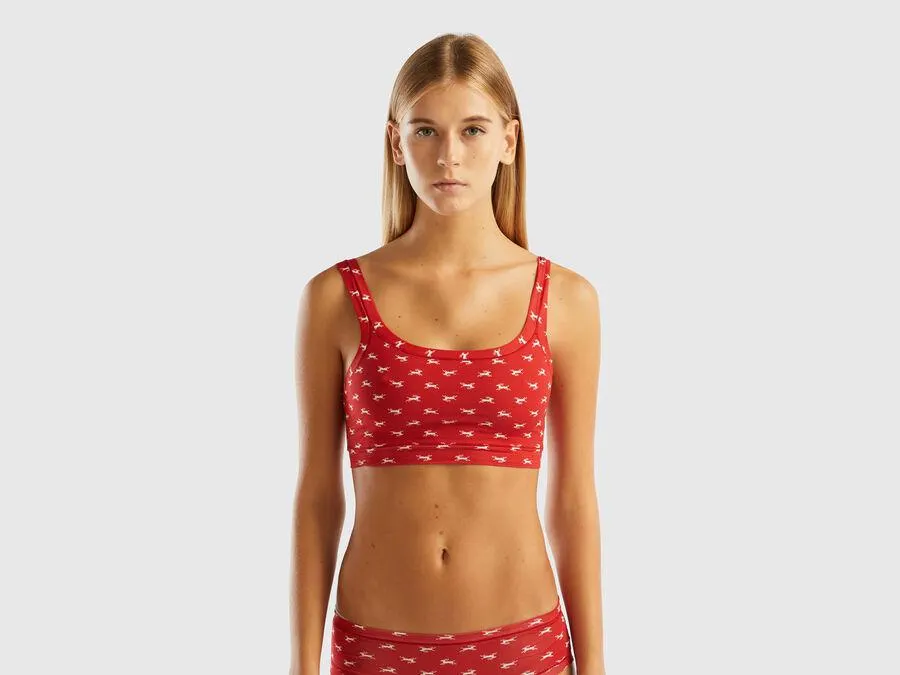 Reindeer bra in super stretch organic cotton