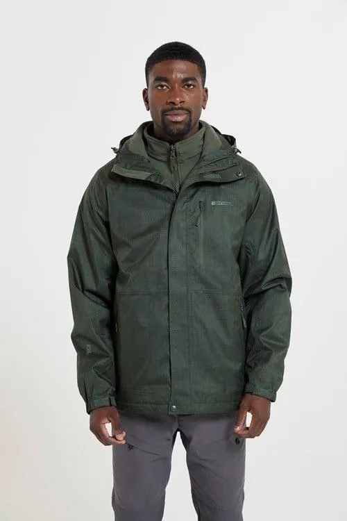 Bracken Melange 3 in 1 Mens Jacket