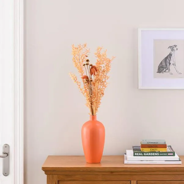 Tall Glazed Ceramic Vase