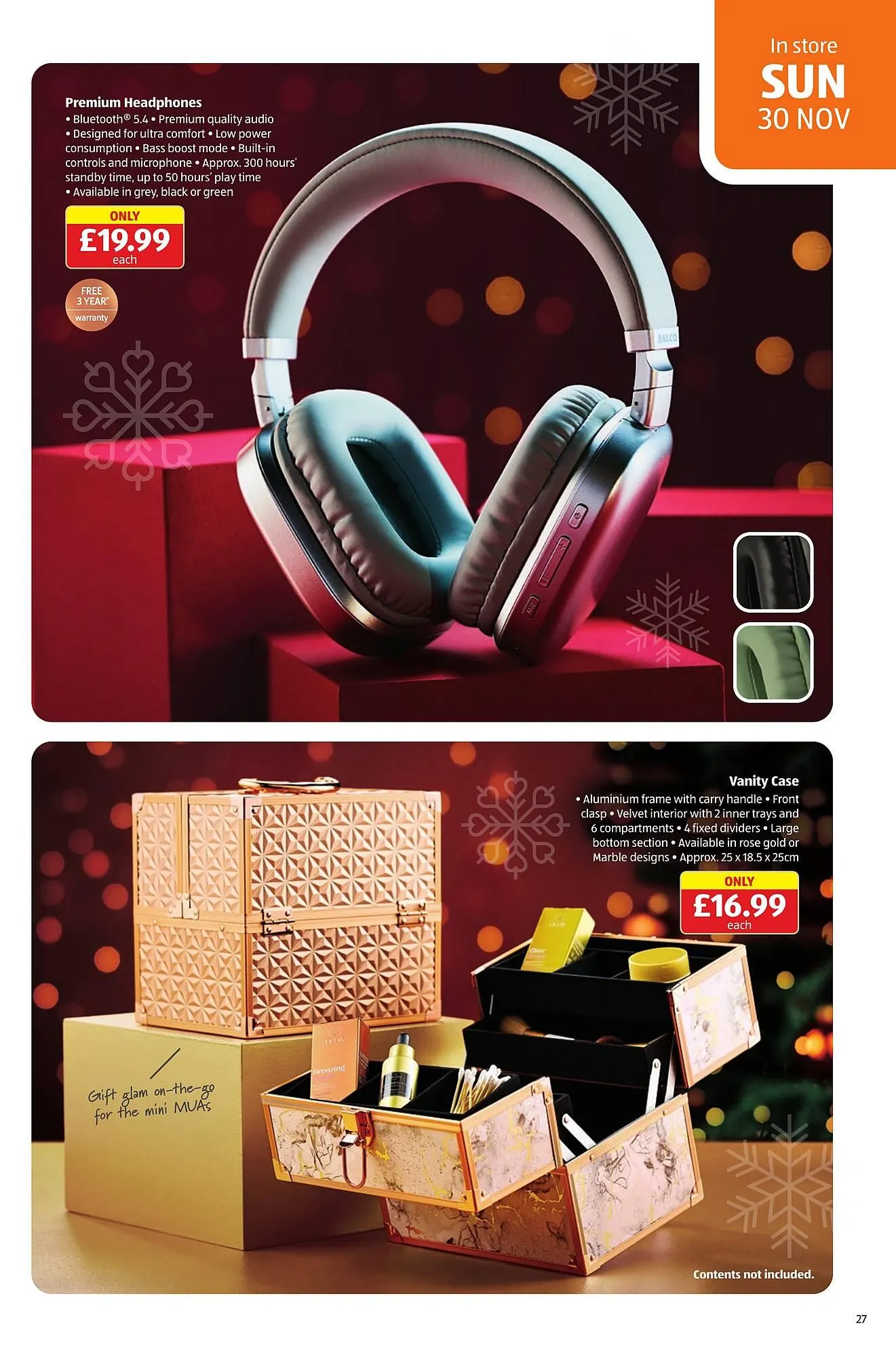 Aldi leaflet from 27 November to 3 December 2025 - Catalogue Page 27