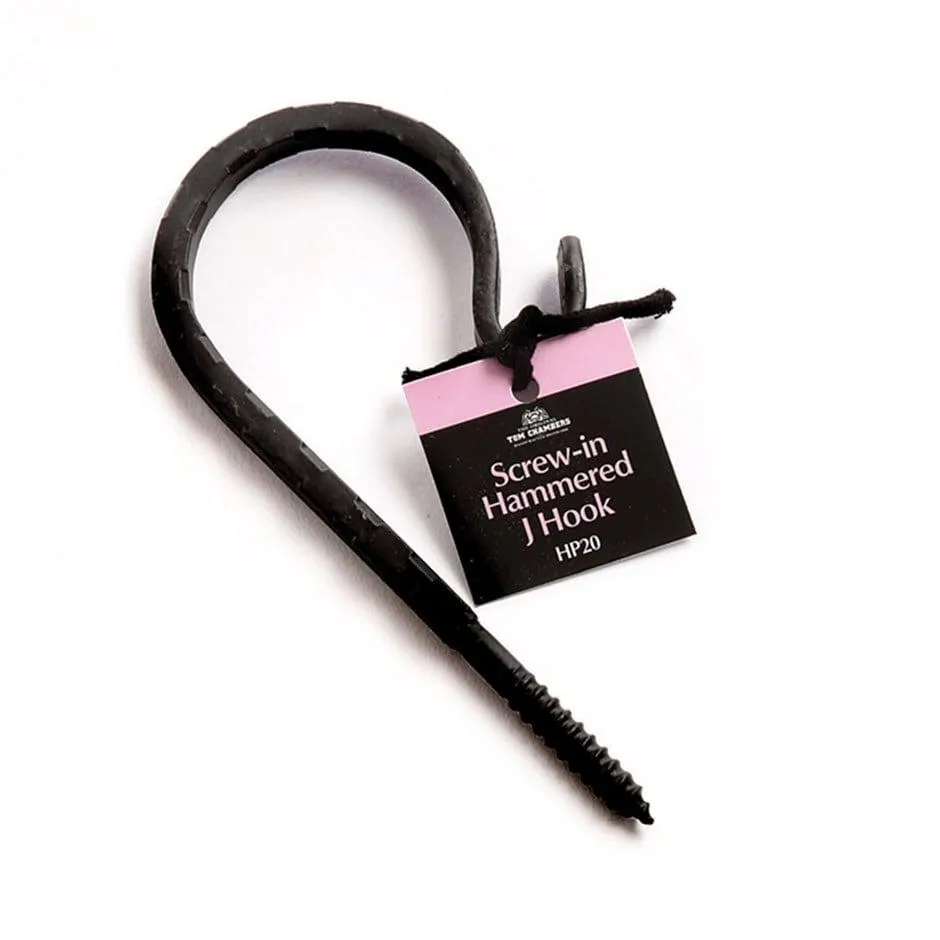 Large screw-in J hook