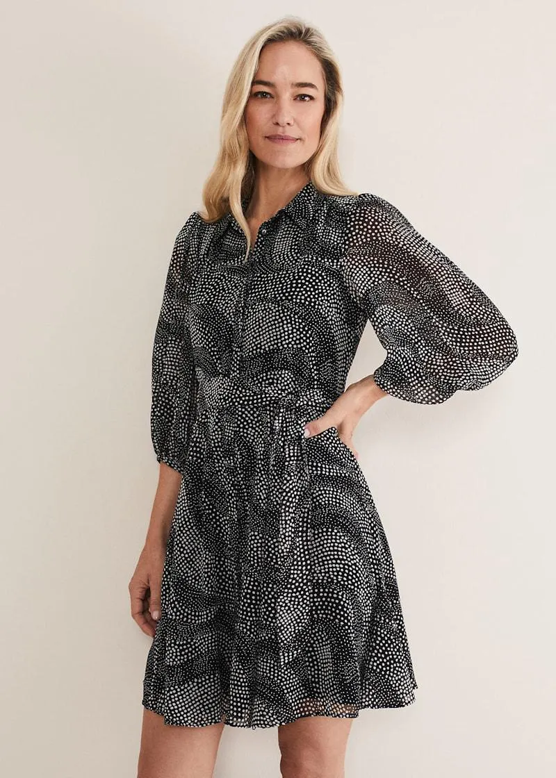 Miriam Chiffon Shirt Mini Dress