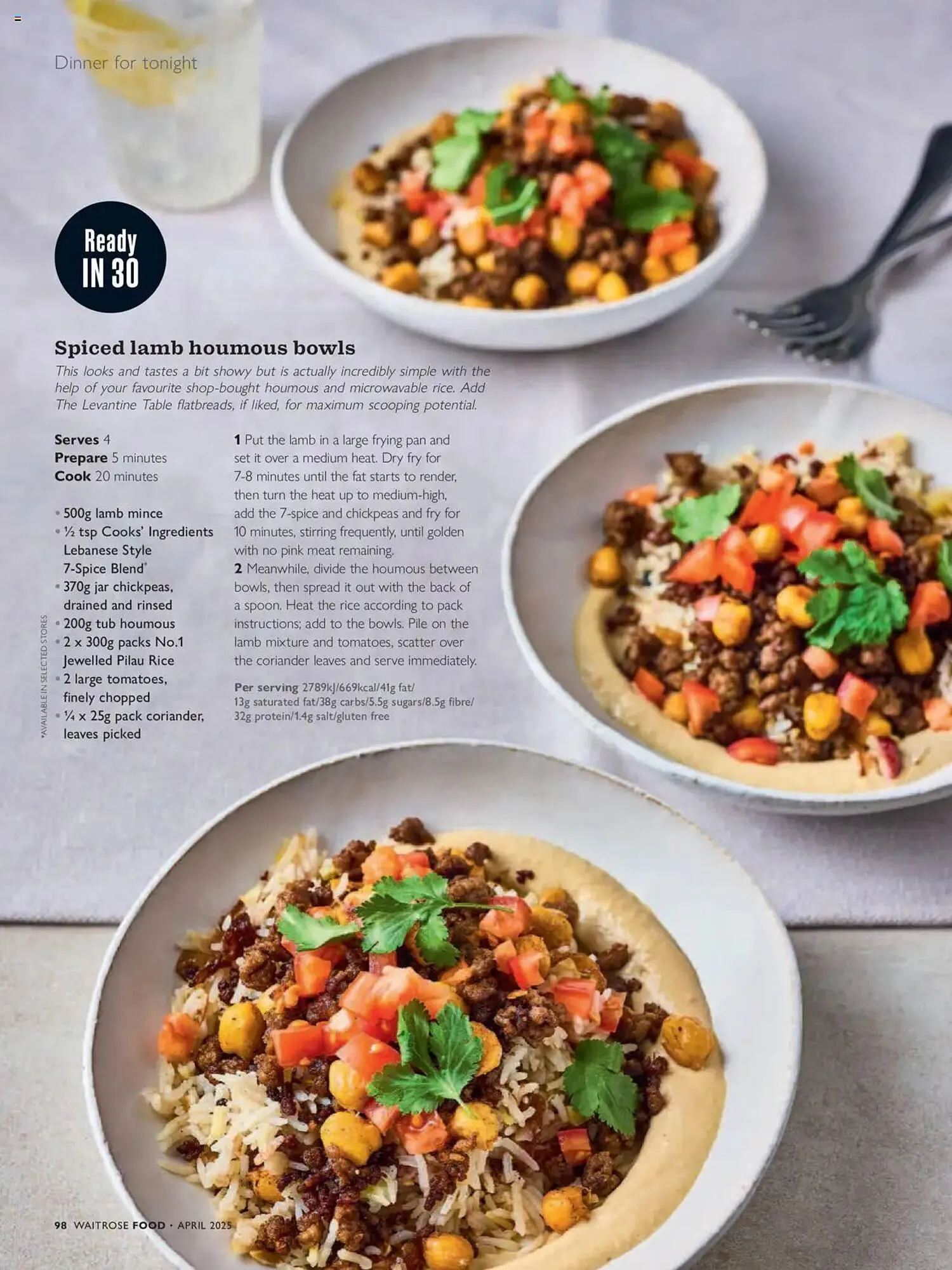 Waitrose leaflet from 26 March to 30 April 2025 - Catalogue Page 98