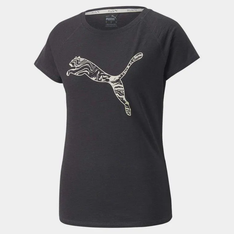 Puma Cat Logo Ladies Running T-Shirt