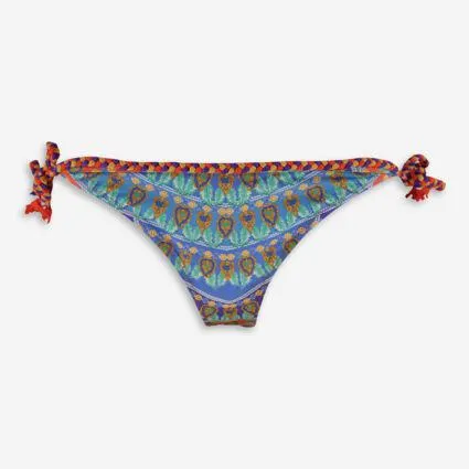 Multicolour Patterned Bikini Bottoms