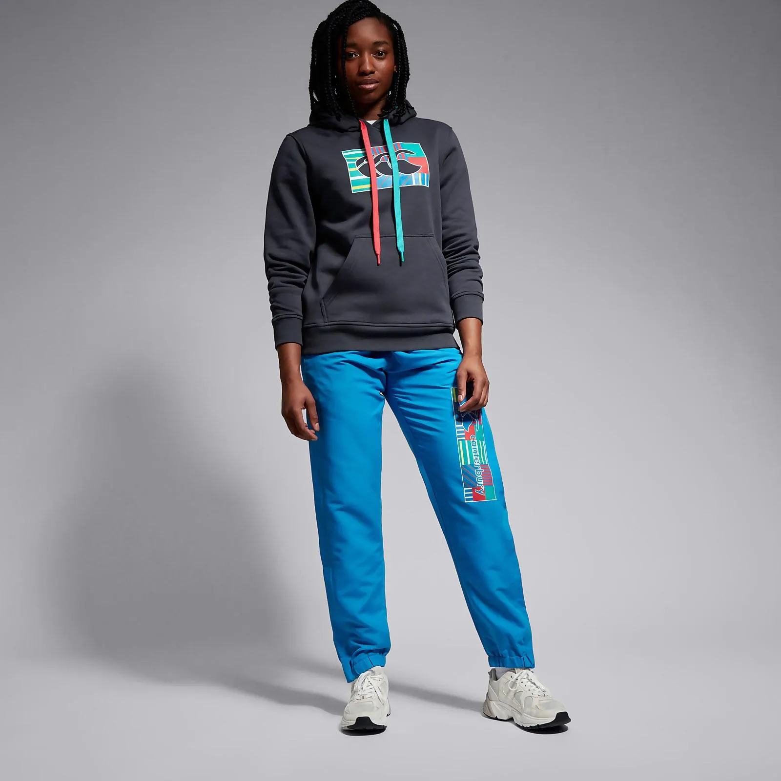 WOMENS UGLIES TAPERED CUFF STADIUM PANT BLUE