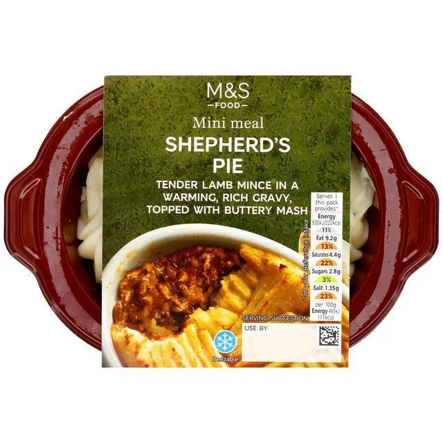M&S Shepherds Pie Mini Meal 200g