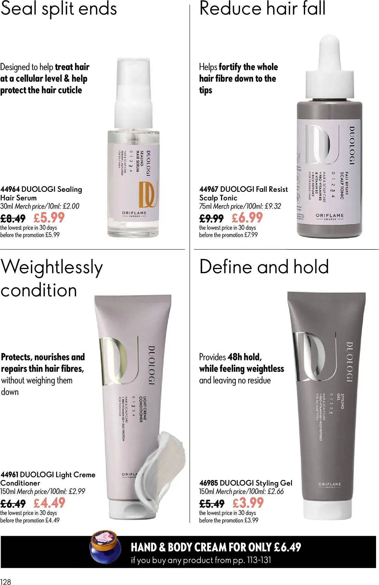 Oriflame catalogue from 17 June to 8 July 2026 - Catalogue Page 128