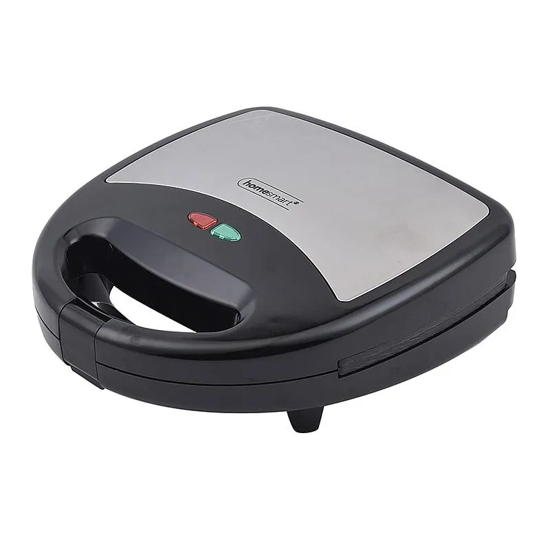 Home smart Sandwich Maker with Detachable Sandwich, Waffle, Grill Heating Plates with Red and Green light Indicators and Overheat Protection Function, Powered by a BS plug