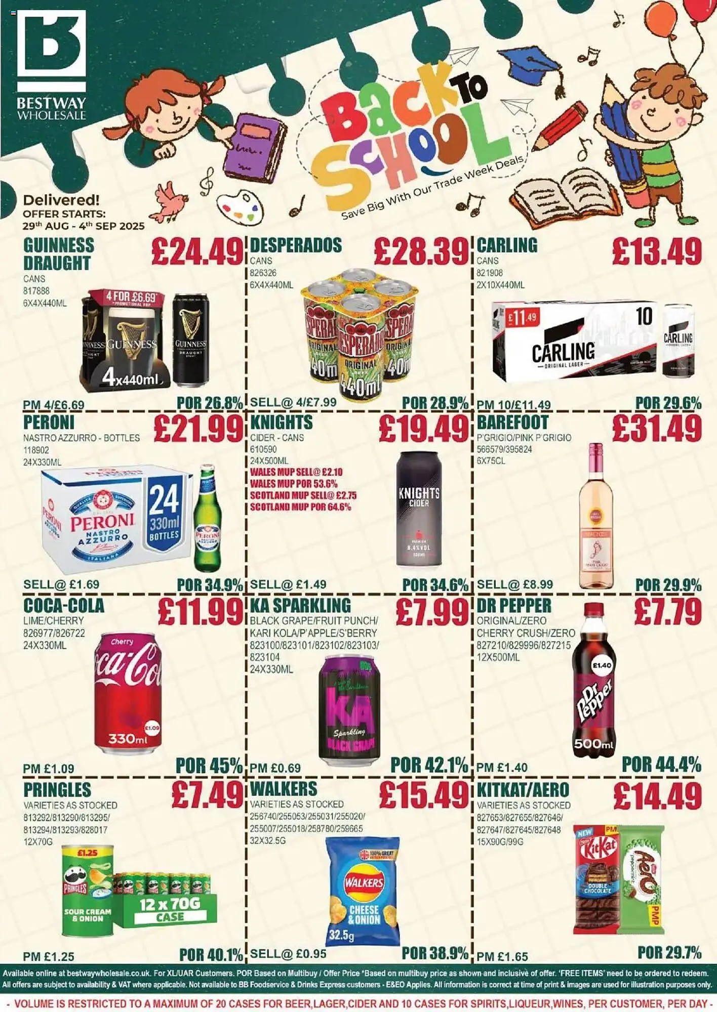 Bestway leaflet from 29 August to 4 September 2025 - Catalogue Page 1