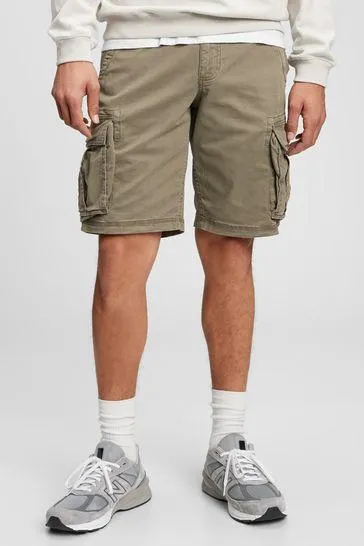 Cotton Twill Cargo Shorts
