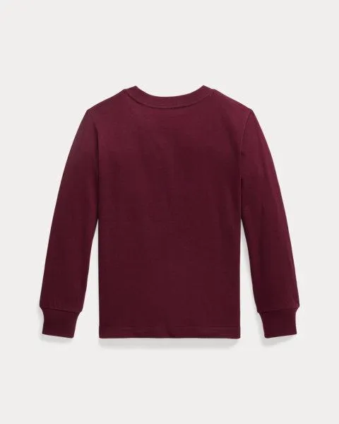 Polo Bear Cotton Long-Sleeve T-Shirt