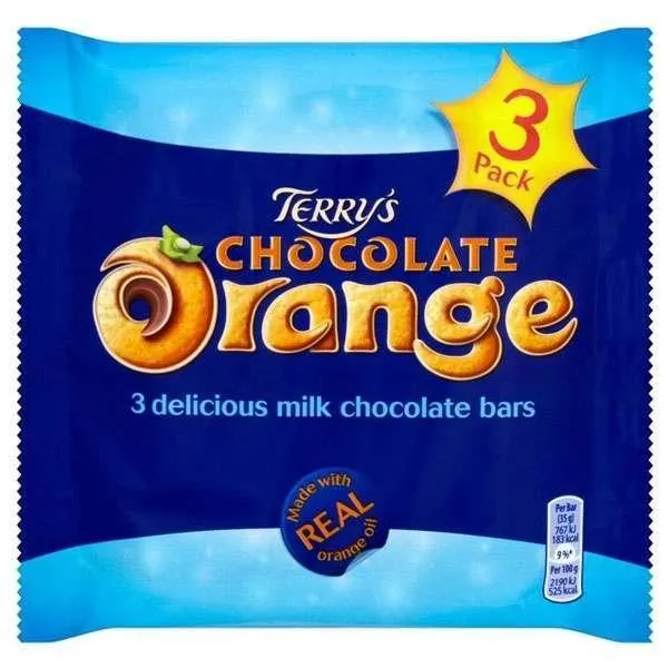 Terry's Chocolate Orange Bars (Pack of 3)