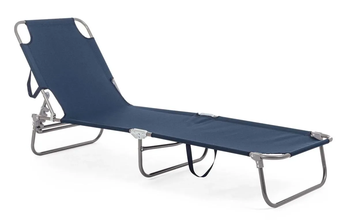 Oristano Blue Sunlounger