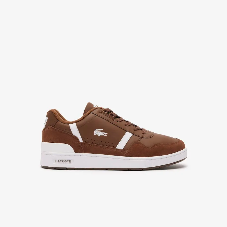 Men's T-Clip Leather BiColour Trainers
