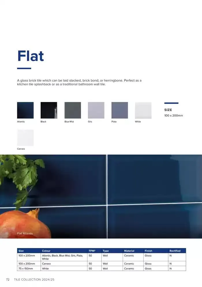 Tile Collection from 14 January to 31 May 2025 - Catalogue Page 72