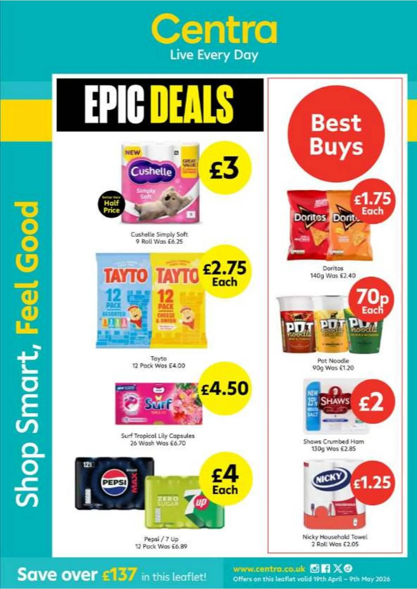 Centra leaflet from 19 April to 9 May 2026 - Catalogue Page 1